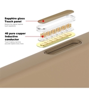 iPhone 16 Pro Max Liquid Silikondeksel - MagSafe-kompatibel - Ørkengull