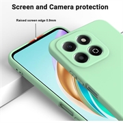 Honor X6c Flytende silikon-deksel med håndstropp - grønn
