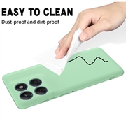 Motorola Edge 70 Flytende silikon-deksel med håndstropp - grønn