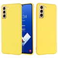 Samsung Galaxy S21 FE 5G Liquid Silikondeksel - Gul