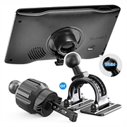 Lisen MagSafe-kompatibel magnetisk bilholder - svart