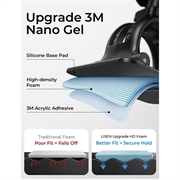 Lisen MagSafe-kompatibel magnetisk bilholder - svart