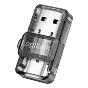 LogiLink BT0054 USB-C/USB-A Bluetooth 5.0-adapter - gjennomsiktig grå
