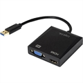 LogiLink UA0234 USB / VGA / HDMI Adapter - Svart
