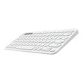 Logitech K380 trådløst Bluetooth-tastatur for flere enheter for Mac - nordisk layout - hvit