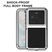 Huawei Mate 80/80 Pro Love Mei Powerful Hybrid-deksel - Sølv