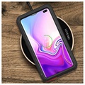 Love Mei Powerful Samsung Galaxy S10+ Hybrid-deksel - Gul