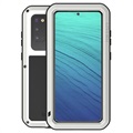 Love Mei Powerful Samsung Galaxy S20 Hybrid-deksel - Sølv