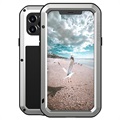 Love Mei Powerful iPhone 12/12 Pro Hybrid-deksel - Sølv