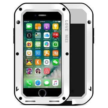 iPhone 7/8/SE (2020)/SE (2022) Love Mei Powerful Deksel - Hvit