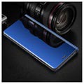 Luxury Mirror View Samsung Galaxy S9+ Flip-deksel - Blå