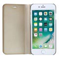 Luxury Mirror View iPhone 7/8/SE (2020)/SE (2022) Flip-deksel - Gull