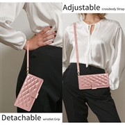 Xiaomi 17 Luksuriøst Vattert Lommeboketui - Roségull