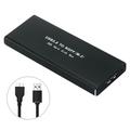 M.2 SSD hard disk holder with USB 3.0 - Black