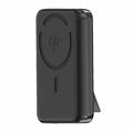 M02A 10000mAh Qi2 Magnetisk Trådløs Powerbank med Innebygd Stativ - 35 W