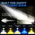 M1 PRO LED-spotlight for motorsykkel/bil – 18000lm, 10 lysmoduser, IP68, 9–32V – svart