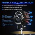 M1 PRO LED-spotlight for motorsykkel/bil – 18000lm, 10 lysmoduser, IP68, 9–32V – svart