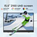M156U01 15.6" 4K UHD bærbar skjerm – svart