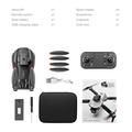 M1S sammenleggbar børsteløs drone med optisk flyt og trippelkamerasystem - svart