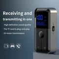 M20 trådløs Bluetooth 5.4-mottaker/sender med 3.5mm AUX- og TF-kortporter - svart