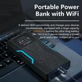 M212 10000mAh powerbank med 4G LTE og WiFi 6 bærbar ruter