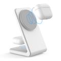 M2A 2-i-1 magnetisk loddrett ladestativ for iPhone og AirPods