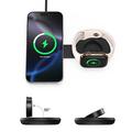 M40 2-i-1 magnetisk trådløs lader for iPhone, Apple Watch, AirPods - 25W/5W