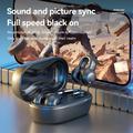 M47 Earclip Bone Conduction Trådløse hodetelefoner med mikrofon Bluetooth 5.3 Gaming Headset Støyreduksjon Sportshøretelefoner - Hvit