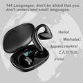 M8 144 språk oversettelse øretelefoner Støyreduksjon Smart Voice Translator TWS Bluetooth-headset
