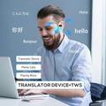 M8 144 språk oversettelse øretelefoner Støyreduksjon Smart Voice Translator TWS Bluetooth-headset