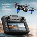 M9 børsteløs FPV-drone med motor og to HD-kameraer, forhindring av hindringer - svart