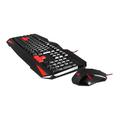 MARS MCP1 Gaming Bundle - tastatur og mus - svart