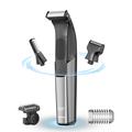 MAXGROOM JK-319 Vanntett multifunksjonell trimmer med utskiftbare munnstykker