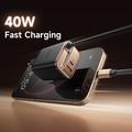 Mcdodo CH-4281 40W GaN-hurtiglader med 65cm uttrekkbar USB-C-kabel og USB-C-, USB-A-porter - Ørkengull