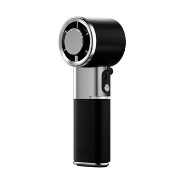 MF119 100-hastighets håndholdt vifte med uttrekkbar USB-C-kabel - svart