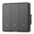 MG-KG126 Zigbee Radar Smartbryter / Veggbryter med menneskelig sensor - 3 gjenger, 1 vei