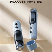 MNQ-X8816 Elektrisk kroppshårtrimmer med vakuum - Blå