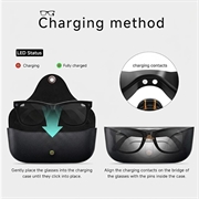 MT5 Ultra Smart Glasses med 2000mAh ladetui