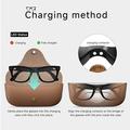 MT5 Ultra Smart Glasses med 2000mAh ladetui - svart / brun
