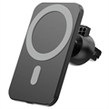 iPhone 12/13/14/15/16/17/Air Magnetic Trådløs Lader / Bilholder med Luftventilfeste SZDJ N16 - 15W (Åpen Emballasje - Tilfredsstillende)