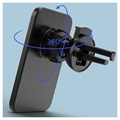 iPhone 12/13/14/15/16/17/Air Magnetic Trådløs Lader / Bilholder med Luftventilfeste SZDJ N16 - 15W (Åpen Emballasje - Tilfredsstillende)