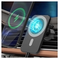 iPhone 12/13/14/15/16/17/Air Magnetic Trådløs Lader / Bilholder med Luftventilfeste SZDJ N16 - 15W (Åpen Emballasje - Tilfredsstillende)