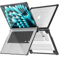 MacBook Air 15" 2023/2025 Tech-Protect SmartShell Pro-etui - svart / klar