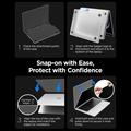 MacBook Pro 16" 2021/2026 Spigen AirSkin deksel – frostklar
