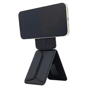 MagSafe-kompatibelt stativ / selfiestang med kortholder til iPhone - svart