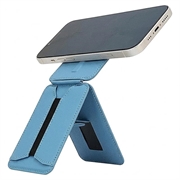 MagSafe-kompatibelt stativ / selfiestang med kortholder til iPhone - blå
