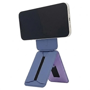 MagSafe-kompatibelt stativ/selfiestang med kortholder til iPhone - lilla