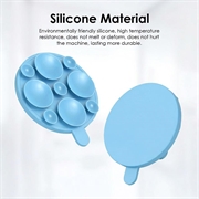 MagSafe-telefonholder i silikon med sugekopp - himmelblå