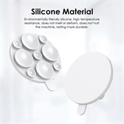 MagSafe-telefonholder i silikon med sugekopp - hvit