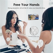 MagSafe-telefonholder i silikon med sugekopp - hvit